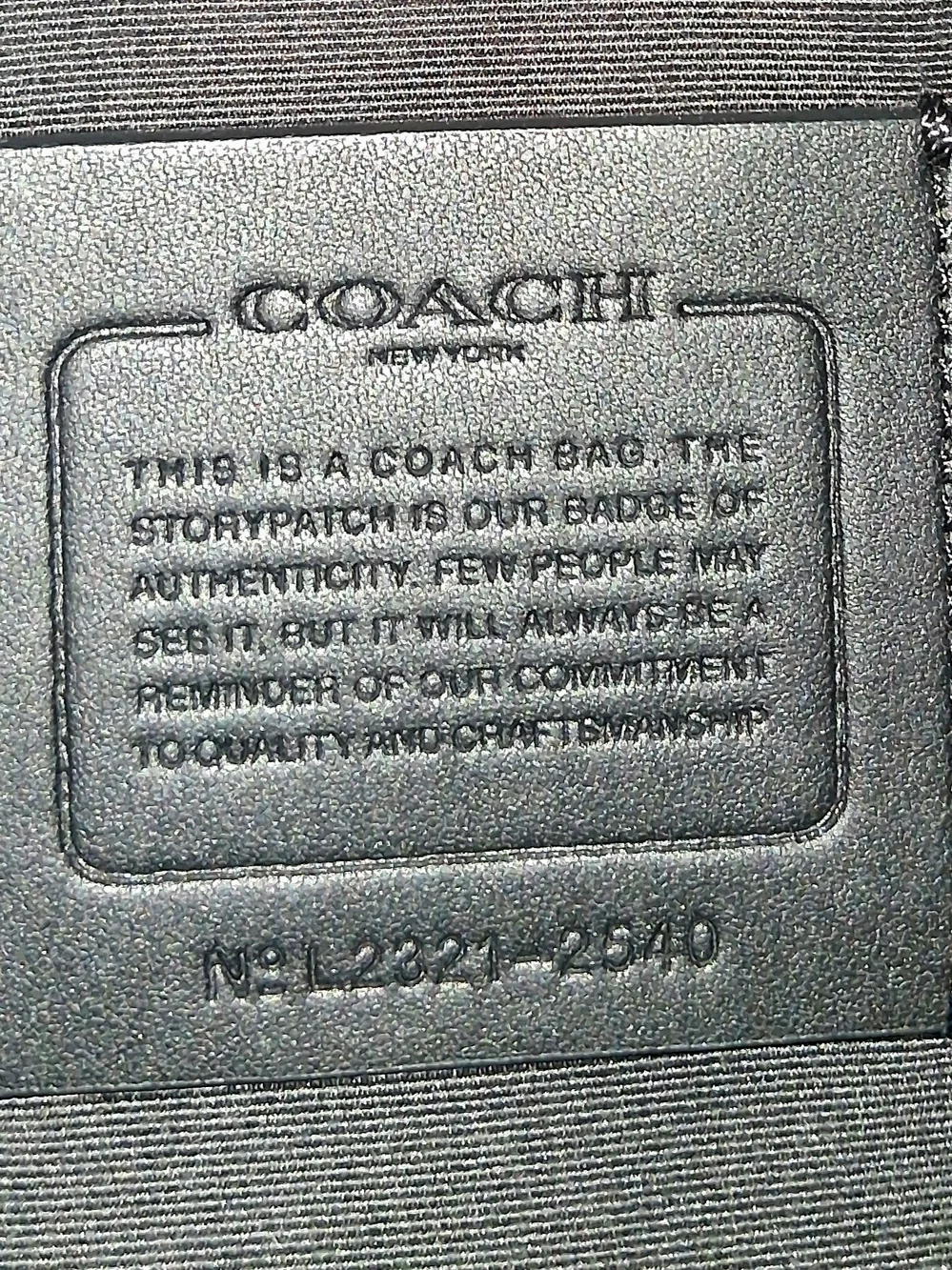 Coach Men's Gray Leather Sling Bag